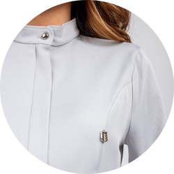 02 jaleco feminino essencial cinza claro