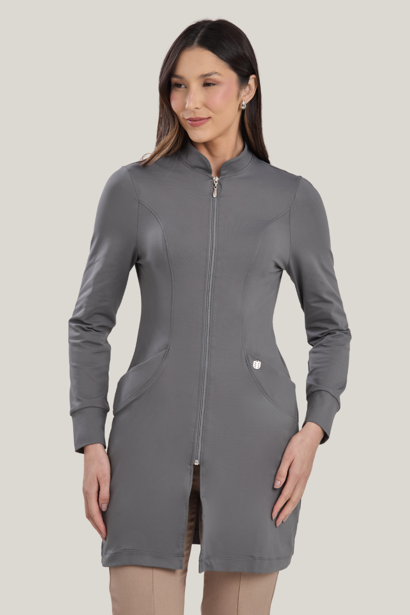 05 jaleco feminino soft grafite