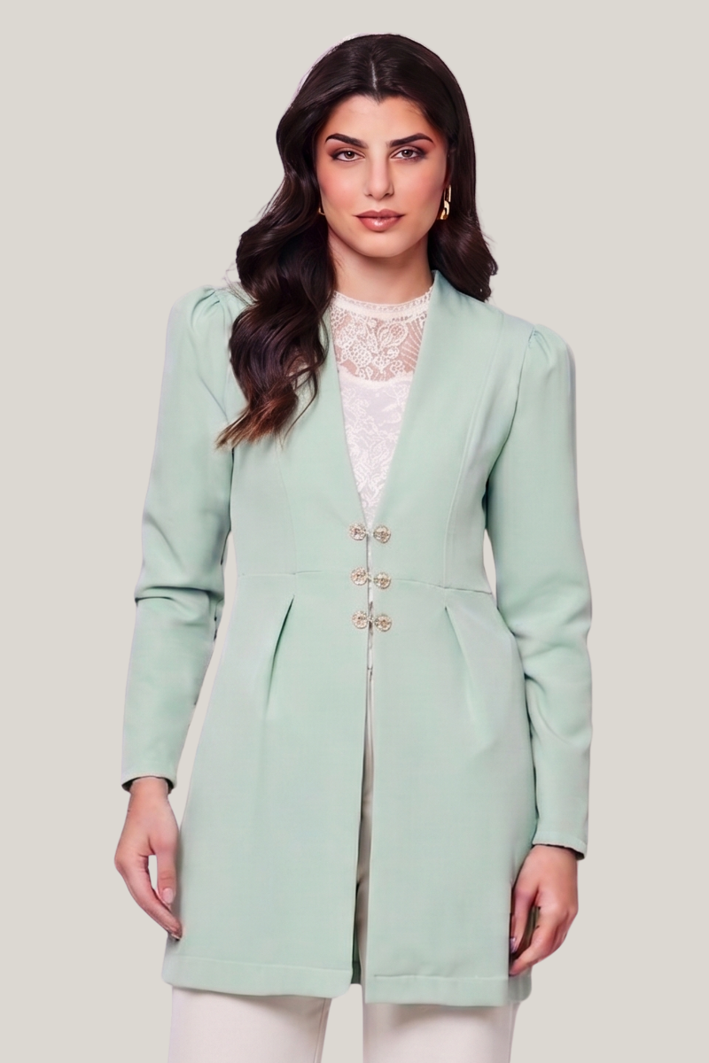 10 jaleco feminino desejo verde claro