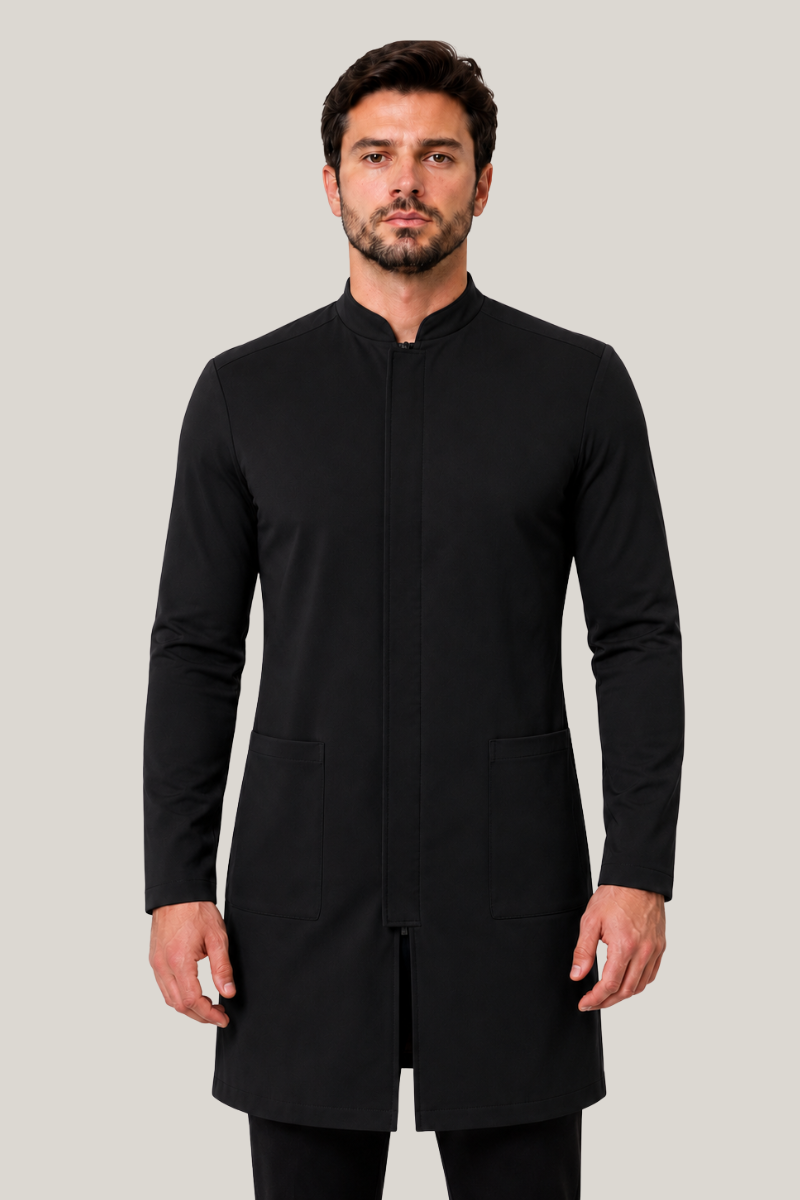 08 jaleco masculino active preto